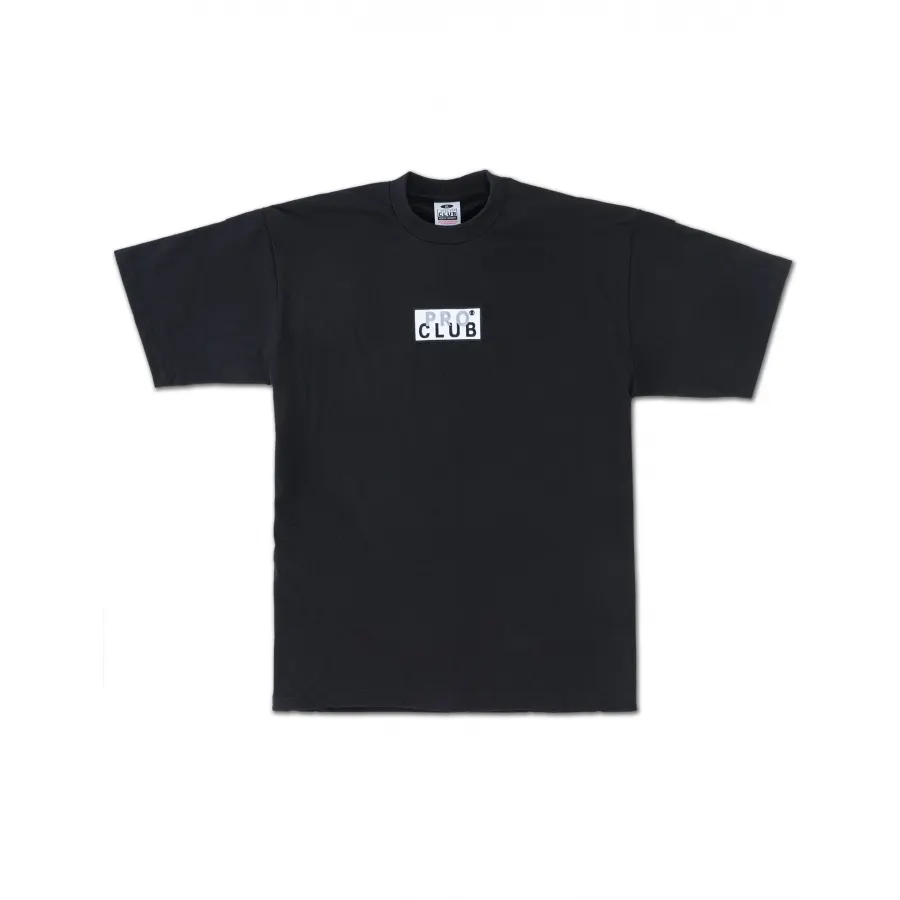 Pro Club Heavyweight Short Sleeve Embroidered Box Logo Tee 1