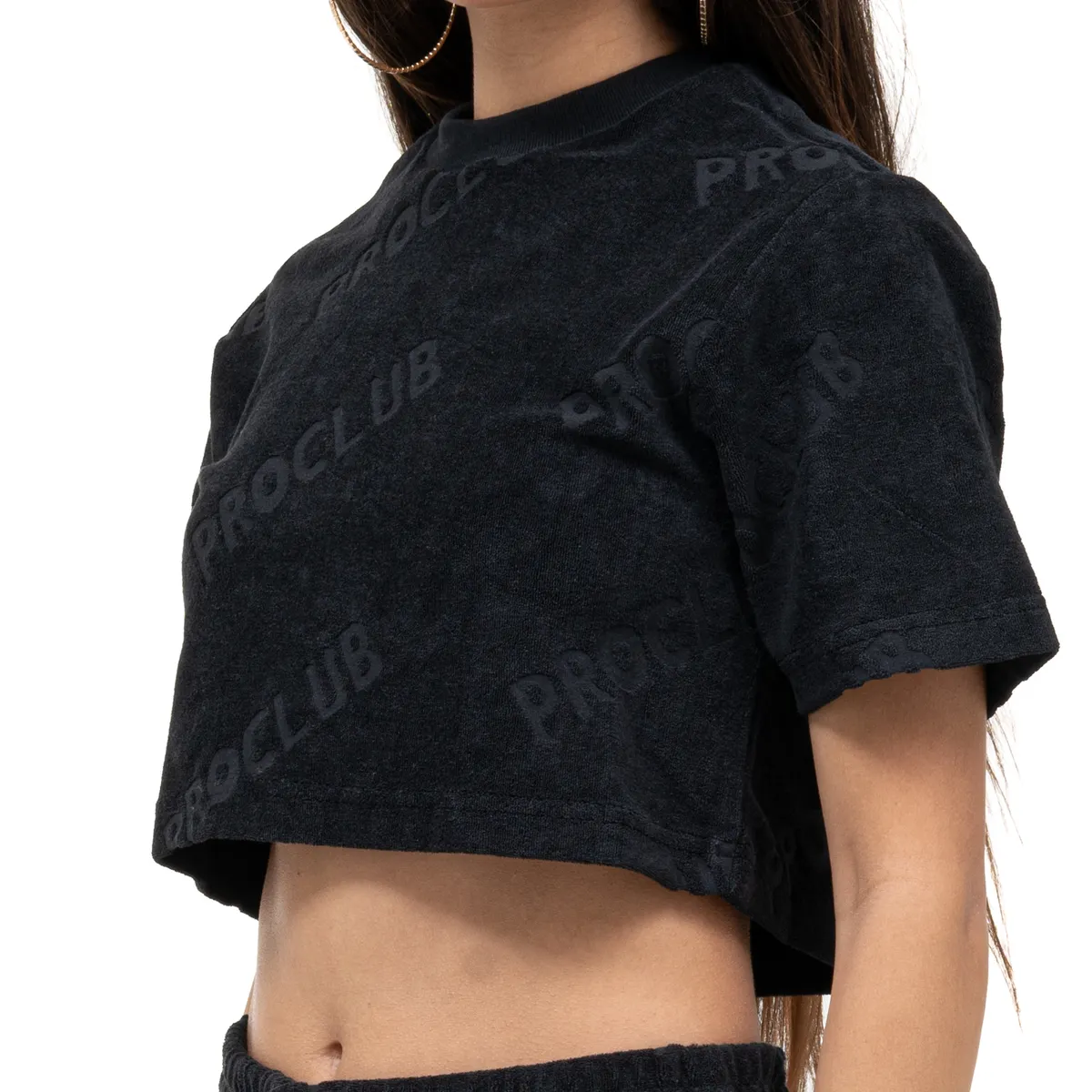 Cropped Terry Cloth Tee 3